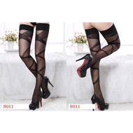 HITAM S011 - Black Stockings 2 pieces