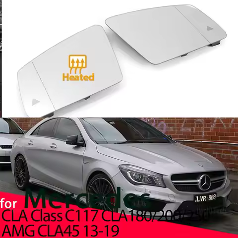 Mirror Heated Side Mirror Glass Rearview Mirror Lens for Mercedes-Benz CLA Class C117 CLA180 CLA200 