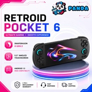 Handheld Gaming Console RP6 3D Hall Stick Snapdragon 8 Gen 2 8+128GB RETROID POCKET 6