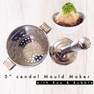Acuan Cendol Tradisi  Stainless Steel Thailand - Cendol Maker Mould [Free Box & Extra Bubble]
