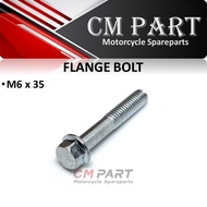 Baut Flange Bolt M6 6x35 M6x35 Kunci 8 Baut Blok Mesin CVT