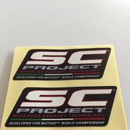 SC Project Motorbike Sticker