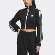 Adidas Originals Women's Vintage Three Bar Sport High Waisted Short Jacket IP3004