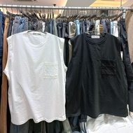 ▲Halo Selection▼Korea Korea FARMERS MARKET oversize Wide Shoulder Pocket Vest Men Women Unisex 2 Col