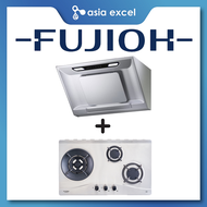 FUJIOH FR-SC2090R 90CM CHIMNEY HOOD + FUJIOH FH-GS5035 SVSS 3 BURNER STAINLESS STEEL GAS HOB