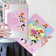 เคสไอแพด Gen9 Gen10 Air7 ที่ใส่ปากกา พาวเวอร์พัฟเกิร์ล เคสiPadหมุน 360°Air6 Air5 10.9
