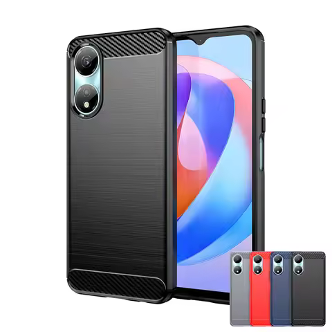 For Honor X5 Plus Case Honor X5 Plus Cover Shockproof Silicone Luxury Brushed TPU Protective Phone B