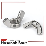 Wing Nut M8 / Ear Nut M8 Stainless 304