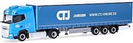 Herpa Truck Model DAF XG Curtain Tarpaulin Semiconductor CTJ (North Rhine-Westphalia/Dormagen), Mini