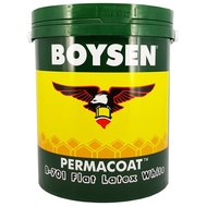 【Discounted products】 BOYSEN Permacoat Latex Paint 4L ( Flat Latex White / Gloss Latex White / Se