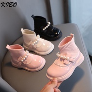 Winter Girls Boots Fashion Princess Leather Shoes Girls Dance Shoes