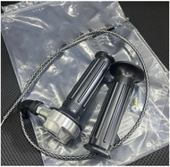 ปะกับคันแร่ง  สายคันเร่ง ประกับคันเร่ง RM mini พร้อมน็อตเลส สายเร่งระฆังทอง บิดลื่นๆ สายเร่งยาว220cm