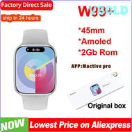 VBOLD Amoled Microwear W99 + สมาร์ทวอท์ช Amoled 45Mm เข็มทิศ Os10โทรผ่านบลูทูธเกม Nfc Muziekseler Iw