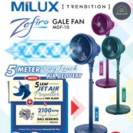 MiLUX Kipas Berdiri Gale Fan - Green/Blue/Velvet (10") MGF-10