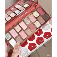 [AUTH 100%] QIANYAN RED CAMELLIA IN SNOW EYESHADOW PALETTE 12 ADMIRING