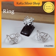 Original 925 Silver Cutting Butterfly Ring For Women (352390) | Perempuan Cincin Rama-rama Perak 925 | Ready Stock