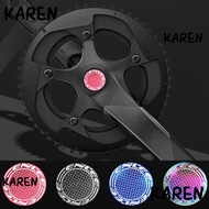 KAREN Bicycle Teeth Plate, ENLEE Alloy Crank Cover,  Waterproof MTB Foldable Bicycle Bicycle Accesso