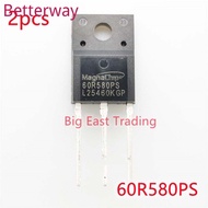 2pcs 60R580PS TO-220F,guaranteed quality betterway