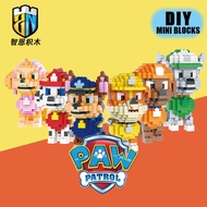 Paw PATROL Model Building Block Toys DIY Particle Educational Children Gifts Desktop Decoration Toys