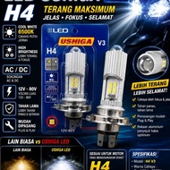 HEAD LAMP BULB USHIGA - LED [ VERSION 3 ] - H4 - 12V-80V