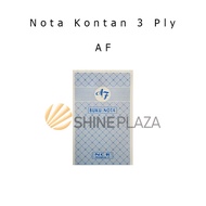 Small AF 3-Ply Cash Note Book - AF 3-Ply Note Paper