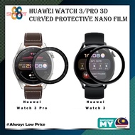 (88Smart.My) Huawei Watch 3 / Watch 3 Pro Screen Protector Film Soft Films / 3D Curved Protective Na