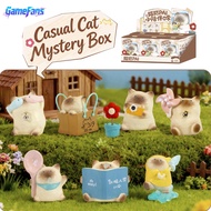 Casual Siamese Cat Mystery Box Desktop Resin Small Ornaments Trendy Play Doll