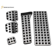 5PC Car Pedal Cover Accessories with Footrest for Mercedes Benz W203 W222 W213 W205 W204 W211 W212 W210 X204 W218