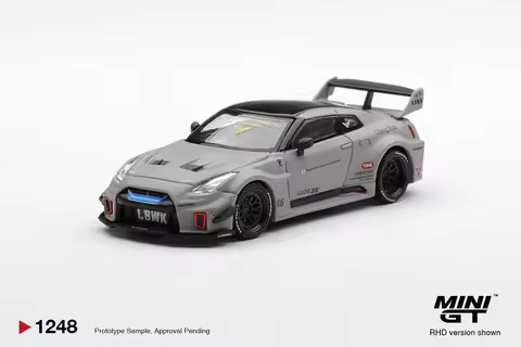 MINIGT 1/64 NISSAN LB-Silhouette WORKS GT 35GT-RR Ver.1 MGT01248-CH Car Alloy Toys Diecast Metal Mod