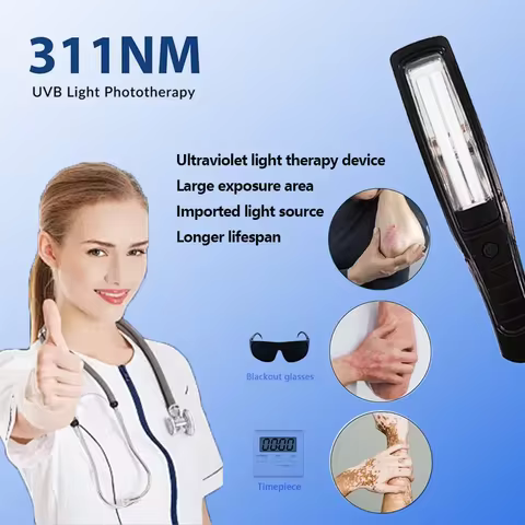 UVB 311nm Phototherapy Vitiligo Excimer Phototherapy Lamp UVB Treatment Of Psoriasis, Eczema, Pityri