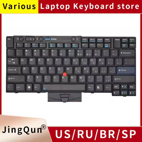 %New US/SP/Russian Laptop Keyboard Thinkpad T410 T410I X220 X220I T410S T520 T420 W520 T510 W510 T52