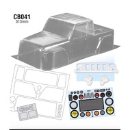 Jeep Jp1 Team C Clear Lexan RC Bodyshell  wb313mm axial scx10ii trx4 sport