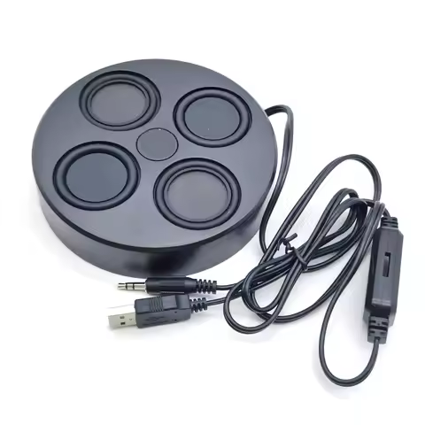 Magnetic attraction External Sound Desk Computer Sound Surround Mini USB Speaker Set DIY Desktop Spe