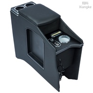 For Nissan NV200 Armrest Console Box Black Cup Holders Wireless Charging Storage Armrest for NV200 A