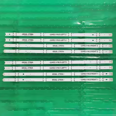 8 PCS LED backlight for 49UH610T 49LH570V 49LH5100 49LJ510M 49UH610V 49LH570 49LH590V 49UH603V 49UH6