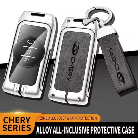Zinc Alloy Car Key Remote Case Cover Shell Fob For Chery Tiggo 4 5X 7 Pro 8 Exeed Txl Tx Lx Car Acce
