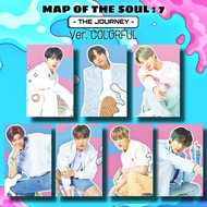 Photocard BTS MAP OF THE SOUL: 7 THE JOURNEY Ver. Colorful [Booked]