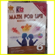 ◡ ➕◬ ✓ MATH FOR LIFE grade 6(book sale)