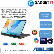 ASUS VIVOBOOK FLIP 14 TP3407S-AQL028WS (INTEL CU7-285V, Intel Arc Graphics,32GB DDR5, 1TB SSD, 14.0-