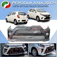 PERODUA AXIA 2017+ AGYA STYLE FRONT BUMPER & REAR BUMPER (AGYA) BUMPER DEPAN & BUMPER BELAKANG FOR A