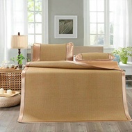 Muji Silk-Lined Rattan Mat with 2 Pillowcases Fhome 888