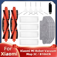 (Ready Stock)Xiaomi Robot Vacuum Mop 3C B106CN Spare Parts Main Brush Side Brush Hepa Filter Mop Clo