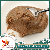 Mắm cá linh xay -các món ăn như lẩu mắm bún mắm mắm kho mắm cá linh chưng thịt cuộn rau sống... gây