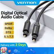 Vention Digital Optical Audio Cable, Toslink S/PDIF Fiber Cable for Blu-ray Player, DVD, Home Theate