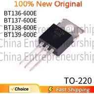 5 PCS TO-220 BT136-600E BT136 BT137-600E BT137 BT138-600E BT138 BT139-600E BT139 TRIAC 100% Quality 