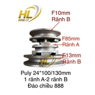 Puly 24*10/130 1 groove A/ 2 groove B 3-layer pulley reversing pulley pulley helps rotate 2-way powe