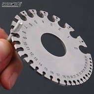 1pcs 0-36 Round AWG SWG Wire Gauge Thickness Ruler Gauge Diameter Stainless Steel Measurer Tool Weld