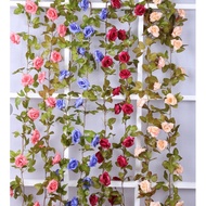 Decorative rose vines 2m3 long - Artificial flower vines