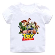 Toy Story Buzz Lightyear Woody Print Cartoon Kids T-Shirts Girls Clothes Baby Boys T shirt Summer Ch