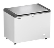 LIEBHERR - LIFT TOP CHEST FREEZER STAINLESS STEEL TOP WITH LED LIGHT